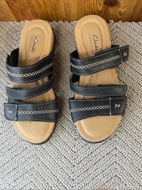 Clark Collection Women’s Black Sandals